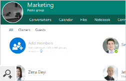 Photos uploaded using CodeTwo User Photos for Office 365 are also displayed in Microsoft 365 Groups.