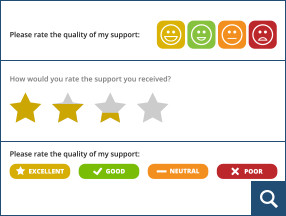 One-click CSAT surveys